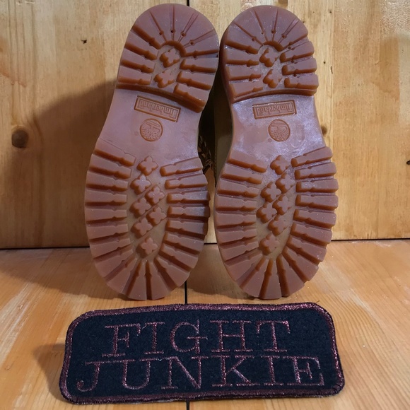 Timberland PREMIUM WATERPROOF Kids Toddler 10M Leather Boots Wheat - Picture 10 of 11